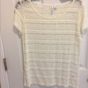 Elle Cream Lace Top